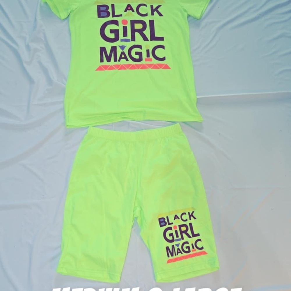 Neon Green Kids Pajamas Set